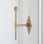 Diamond - Base Only - Brass Patina Hand Crafted Cast Wall Lamp Diamond - Base Only - Brass Patina Hand Crafted Cast Wall Lamp