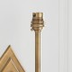 Endon-113595 - Diamond Tall - Base Only - Brass Patina Hand Crafted Wall Lamp