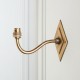 Endon-113597 - Diamond Curve - Base Only - Brass Patina Hand Crafted Wall Lamp