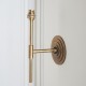 Endon-113601 - Halo Tall - Base Only - Brass Patina Hand Crafted Wall Lamp