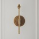 Endon-113601 - Halo Tall - Base Only - Brass Patina Hand Crafted Wall Lamp