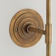 Endon-113601 - Halo Tall - Base Only - Brass Patina Hand Crafted Wall Lamp