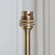 Endon-113601 - Halo Tall - Base Only - Brass Patina Hand Crafted Wall Lamp