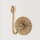 Endon-113606 - Dahlia Swan - Base Only - Brass Patina Hand Crafted Wall Lamp
