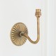 Endon-113606 - Dahlia Swan - Base Only - Brass Patina Hand Crafted Wall Lamp