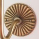 Endon-113606 - Dahlia Swan - Base Only - Brass Patina Hand Crafted Wall Lamp