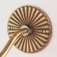 Endon-113607 - Dahlia Curve - Base Only - Brass Patina Hand Crafted Wall Lamp