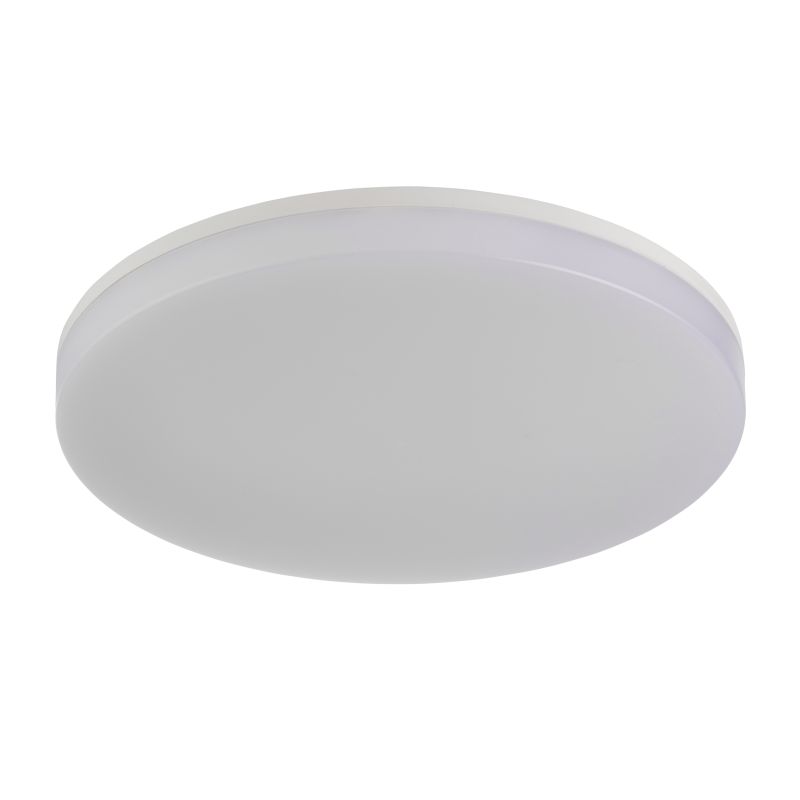 Saxby-113807 - Puck - White CCT Flush IP44