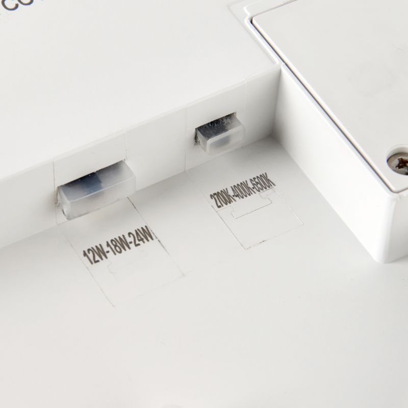 Saxby-113807 - Puck - White CCT Flush IP44