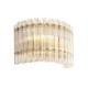 - Louise - Brushed Aged Brass 2 Light Wall Lamp with Clear Ribbed Glass Rods Ambience-114217 - Louise - Brushed Aged Brass 2 Light Wall Lamp with Clear Ribbed Glass Rods