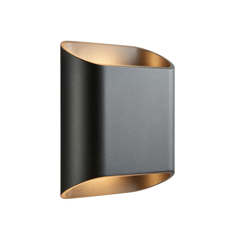 Outdoor - Nocula - Matt Black Up & Down CCT Wall Lamp Saxby-114574 - Nocula - Matt Black Up & Down CCT Wall Lamp