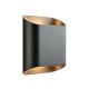 Outdoor - Nocula - Matt Black Up & Down CCT Wall Lamp Saxby-114574 - Nocula - Matt Black Up & Down CCT Wall Lamp