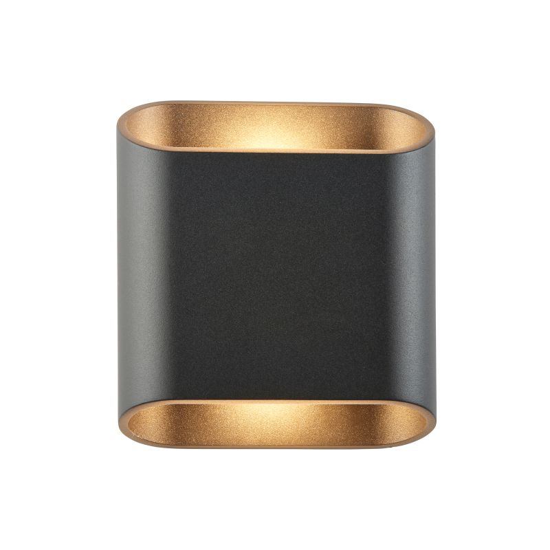 Outdoor - Nocula - Matt Black Up & Down CCT Wall Lamp Saxby-114574 - Nocula - Matt Black Up & Down CCT Wall Lamp