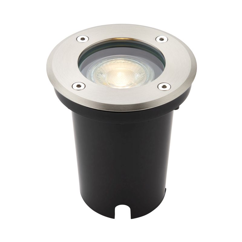 Saxby-114578 - Pillar - Stainless Steel Recessed Ground Light IP67