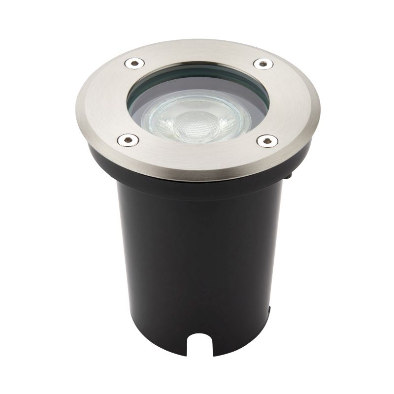 Saxby-114578 - Pillar - Stainless Steel Recessed Ground Light IP67