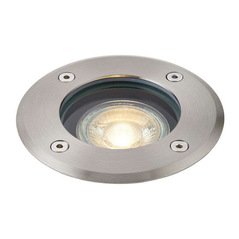 Saxby-114578 - Pillar - Stainless Steel Recessed Ground Light IP67