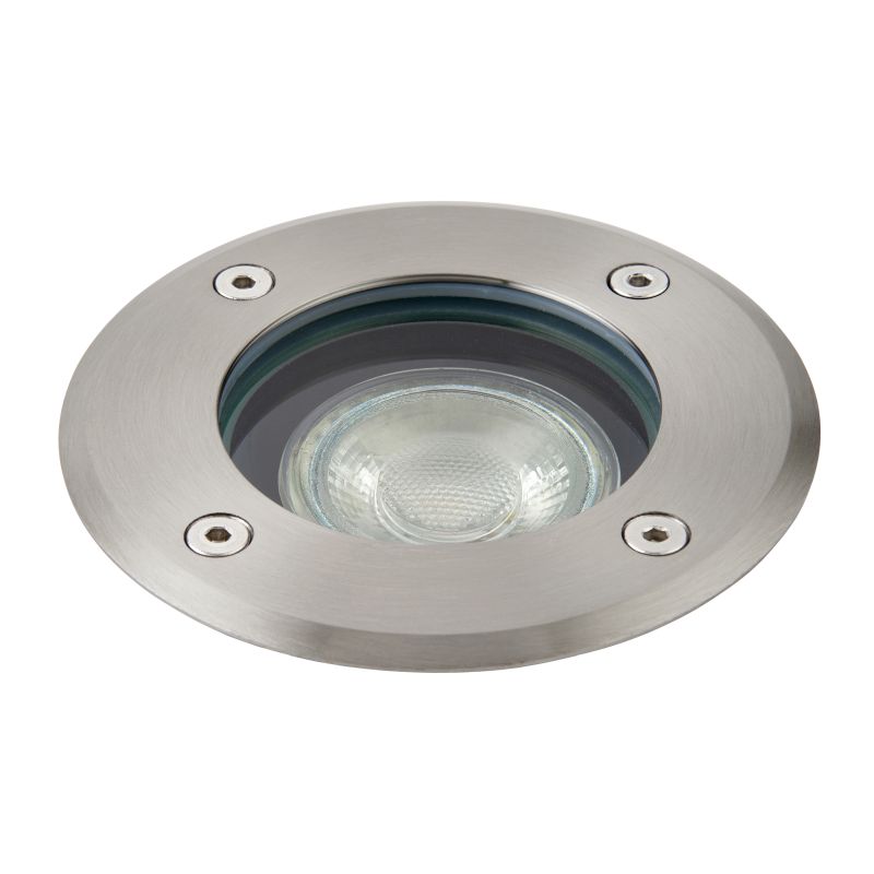 Saxby-114578 - Pillar - Stainless Steel Recessed Ground Light IP67