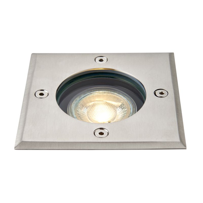 - Pillar - Stainless Steel Recessed Ground Light IP67 Saxby-114579 - Pillar - Stainless Steel Recessed Ground Light IP67
