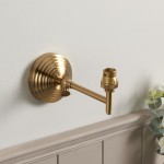 Obelisk - Base Only - Aged Brass Wall Lamp Obelisk - Base Only - Aged Brass Wall Lamp
