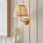 Dome - Base Only - Aged Brass Wall Lamp Dome - Base Only - Aged Brass Wall Lamp