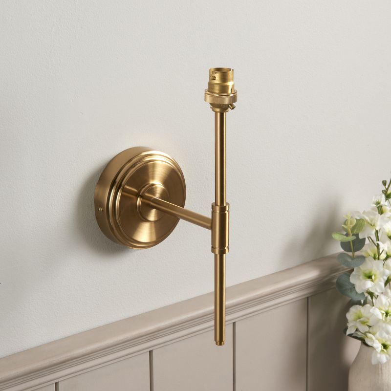 Endon-115074 - Step - Base Only - Aged Brass Wall Lamp