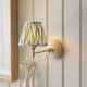 Endon-115077 - Wood - Base Only - Aged Brass & Wooden Wall Lamp