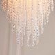 Ceiling Lights - Anistoria - Brushed Aged Brass Pendant with Twisted Clear Rods Endon-115345 - Anistoria - Brushed Aged Brass Pendant with Twisted Clear Rods