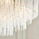 - Anistoria - Brushed Aged Brass 9 Light Pendant with Twisted Clear Rods Endon-115347 - Anistoria - Brushed Aged Brass 9 Light Pendant with Twisted Clear Rods