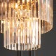 - Conaston - Brushed Aged Brass 4 Light Chandelier with Crystal Endon-115456 - Conaston - Brushed Aged Brass 4 Light Chandelier with Crystal