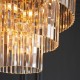 - Conaston - Brushed Aged Brass 7 Light Chandelier with Crystal Endon-115457 - Conaston - Brushed Aged Brass 7 Light Chandelier with Crystal