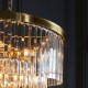 - Conaston - Brushed Aged Brass 7 Light Chandelier with Crystal Endon-115457 - Conaston - Brushed Aged Brass 7 Light Chandelier with Crystal