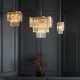 - Conaston - Brushed Aged Brass 7 Light Chandelier with Crystal Endon-115457 - Conaston - Brushed Aged Brass 7 Light Chandelier with Crystal