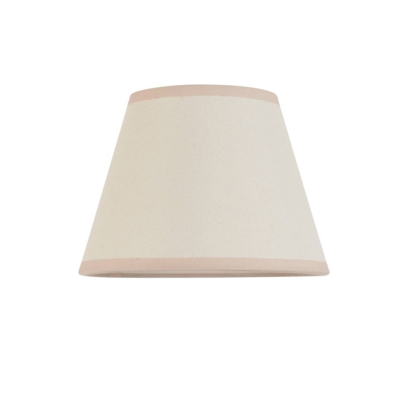 Endon-116024 - Obelisk - Aged Brass Wall Lamp with Vintage White Shade