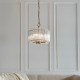 - Valentina - Brushed Aged Brass 3 Light Pendant with Clear Glass Rods Endon-117514 - Valentina - Brushed Aged Brass 3 Light Pendant with Clear Glass Rods