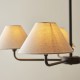 - Lille - Matt Black 5 Light Centre Lamp with Natural Linen Shade Endon-117832 - Lille - Matt Black 5 Light Centre Lamp with Natural Linen Shade