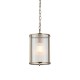 - Ridgeton - Antique Brass Pendant with Ribbed Glass Endon-118595 - Ridgeton - Antique Brass Pendant with Ribbed Glass