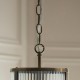 - Ridgeton - Antique Brass Pendant with Ribbed Glass Endon-118595 - Ridgeton - Antique Brass Pendant with Ribbed Glass