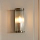 - Ridgeton - Antique Brass Wall Lamp with Ribbed Glass Endon-118596 - Ridgeton - Antique Brass Wall Lamp with Ribbed Glass