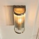 - Ridgeton - Antique Brass Wall Lamp with Ribbed Glass Endon-118596 - Ridgeton - Antique Brass Wall Lamp with Ribbed Glass