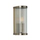 - Ridgeton - Antique Brass Wall Lamp with Ribbed Glass Endon-118596 - Ridgeton - Antique Brass Wall Lamp with Ribbed Glass