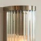- Ridgeton - Antique Brass 2 Light Wall Lamp with Ribbed Glass Endon-118597 - Ridgeton - Antique Brass 2 Light Wall Lamp with Ribbed Glass