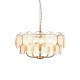 - Essie - Brushed Aged Brass 5 Light centre Fitting with Champagne Glass Ambience-118603 - Essie - Brushed Aged Brass 5 Light centre Fitting with Champagne Glass
