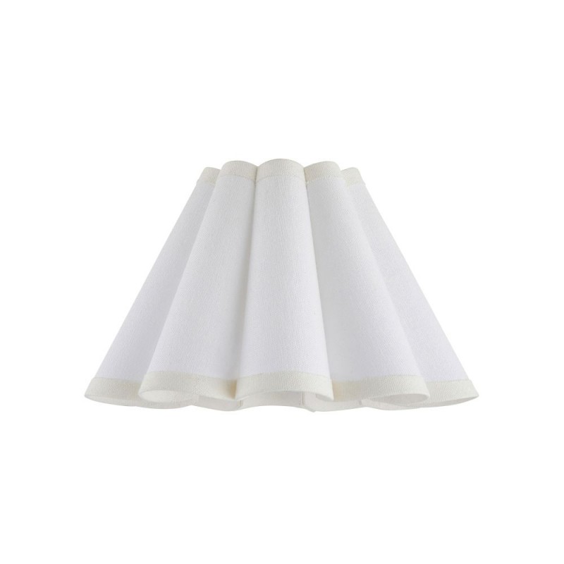 Endon-118625 - Ayla - Shade Only - 22 cm Vintage White Tapered Shade