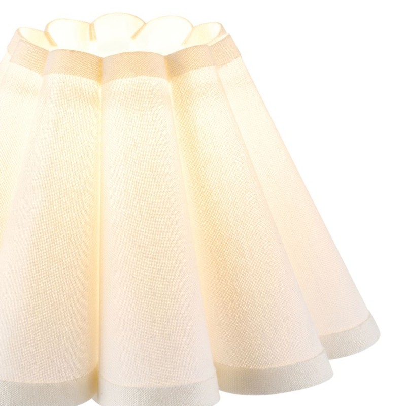 Endon-118625 - Ayla - Shade Only - 22 cm Vintage White Tapered Shade