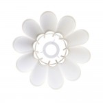 Ayla - Shade Only - 22 cm Vintage White Tapered Shade