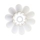 Endon-118625 - Ayla - Shade Only - 22 cm Vintage White Tapered Shade