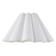 Endon-118626 - Ayla - Shade Only - 31 cm Vintage White Tapered Shade