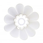 Ayla - Shade Only - 31 cm Vintage White Tapered Shade
