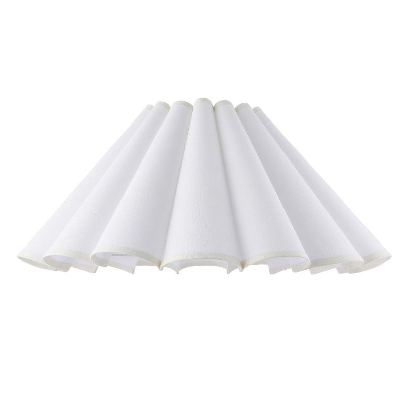 Endon-118627 - Ayla - Shade Only - 53 cm Vintage White Tapered Shade