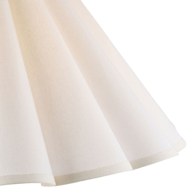 Endon-118627 - Ayla - Shade Only - 53 cm Vintage White Tapered Shade